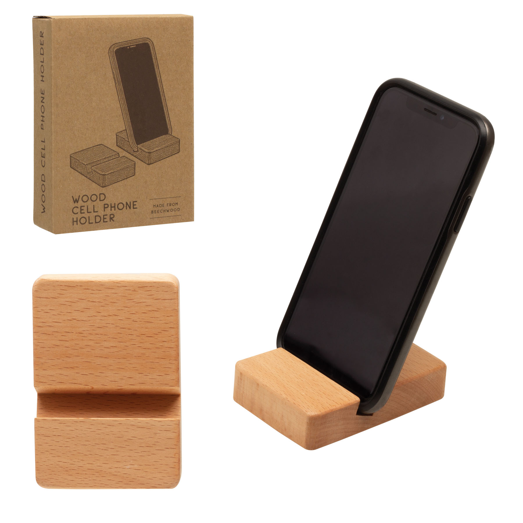 Wood Cell Phone Holder