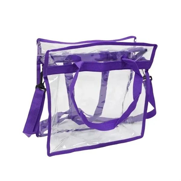 Clear Tote Bag with Transparent Shoulder Straps Purse 2