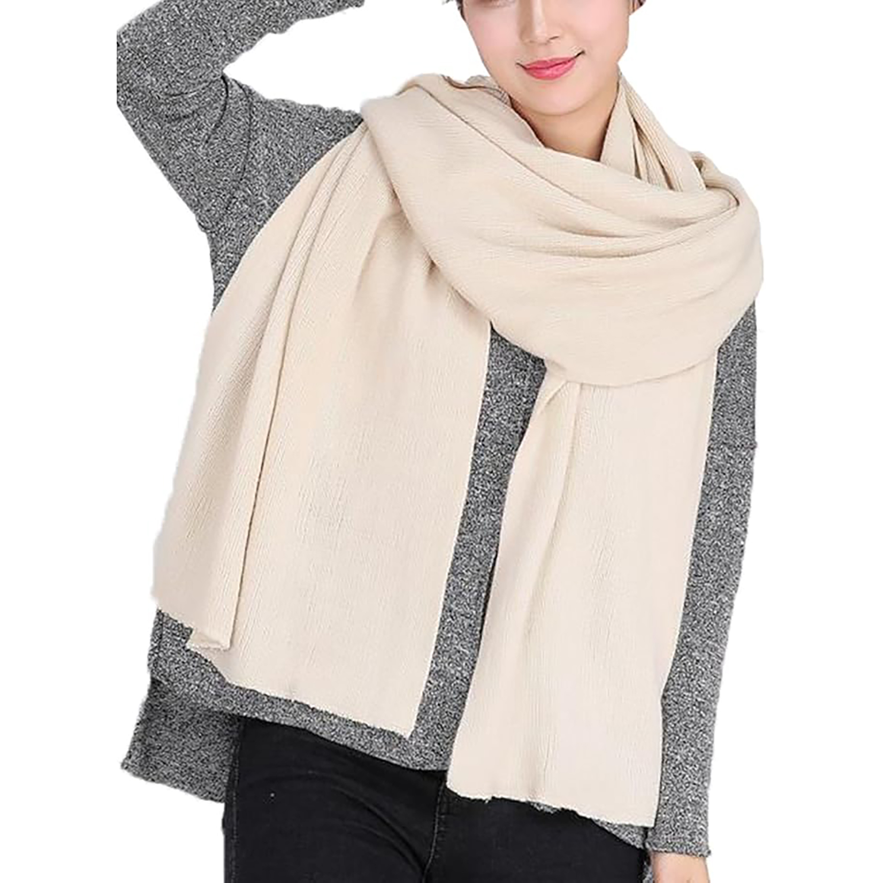 Women's Winter Warm Shawl Large Scarf 19