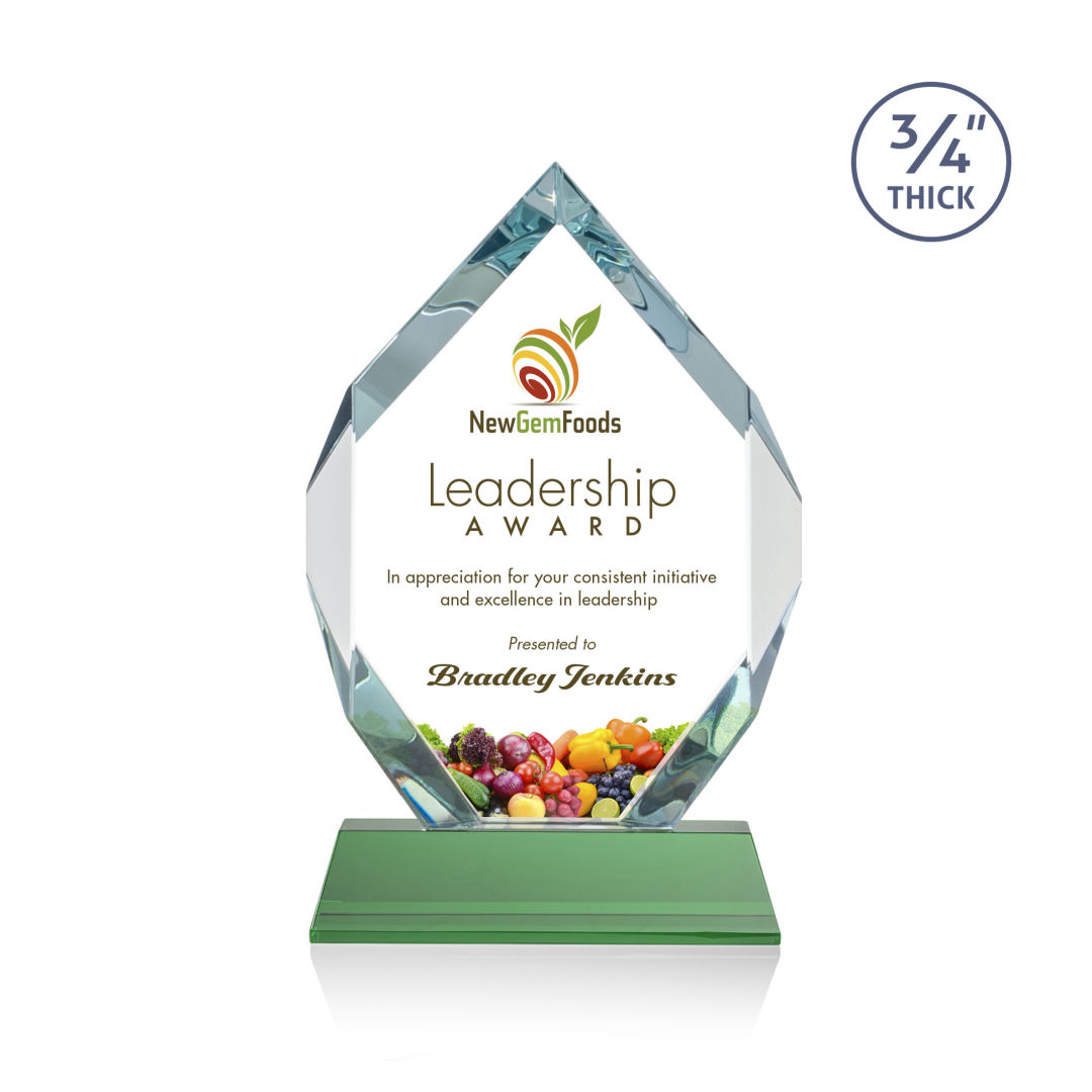 Royal Diamond VividPrint™ Award on Newhaven - Green 4