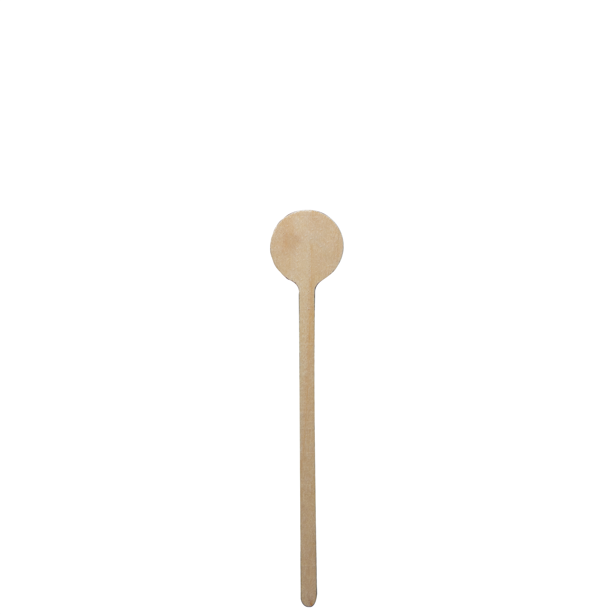 Wood Drink Stirrer 6.000" Round Digital Print 2