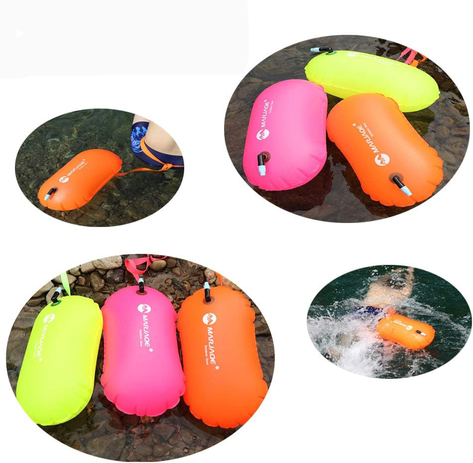Swim Buoy /Swim Safety Float and Drybag for Open Water Swimmers 2