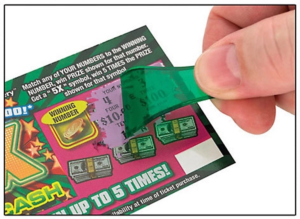 Lottery Scratcher with Bead Chain 1