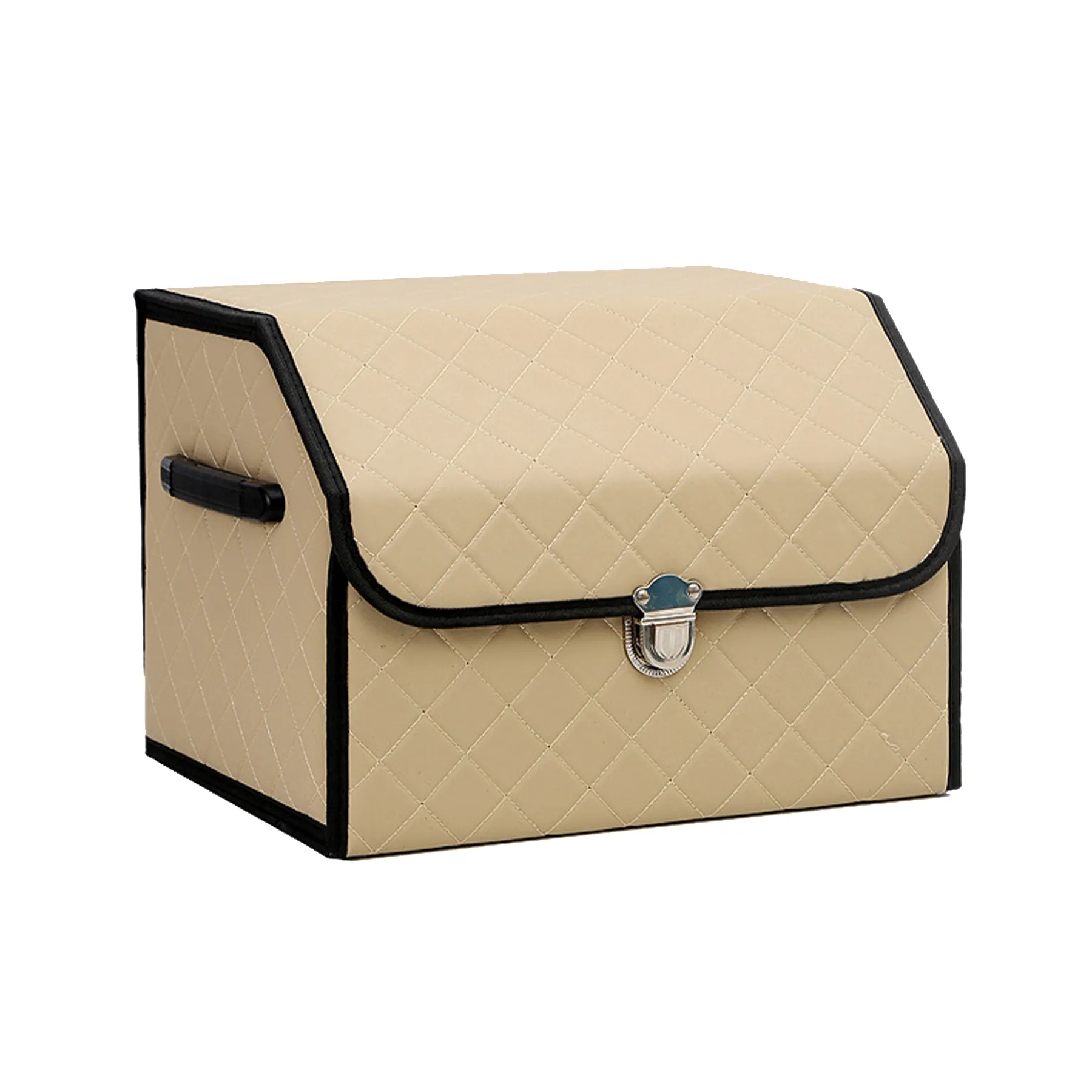 Leather Multifunctional Folding Glove Compartment 2
