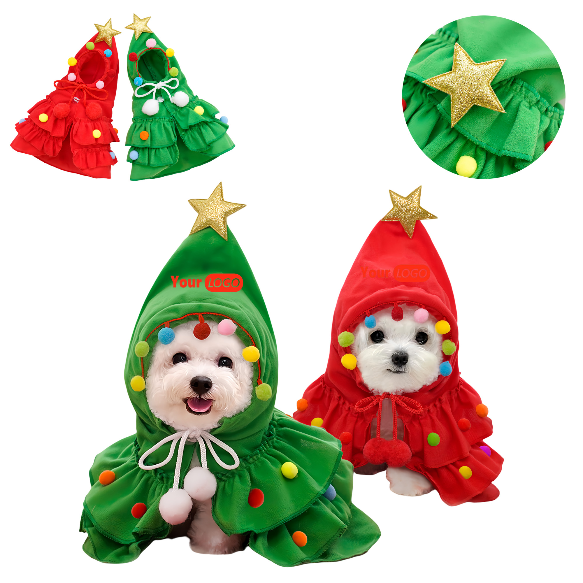 Christmas Pet Cape 3