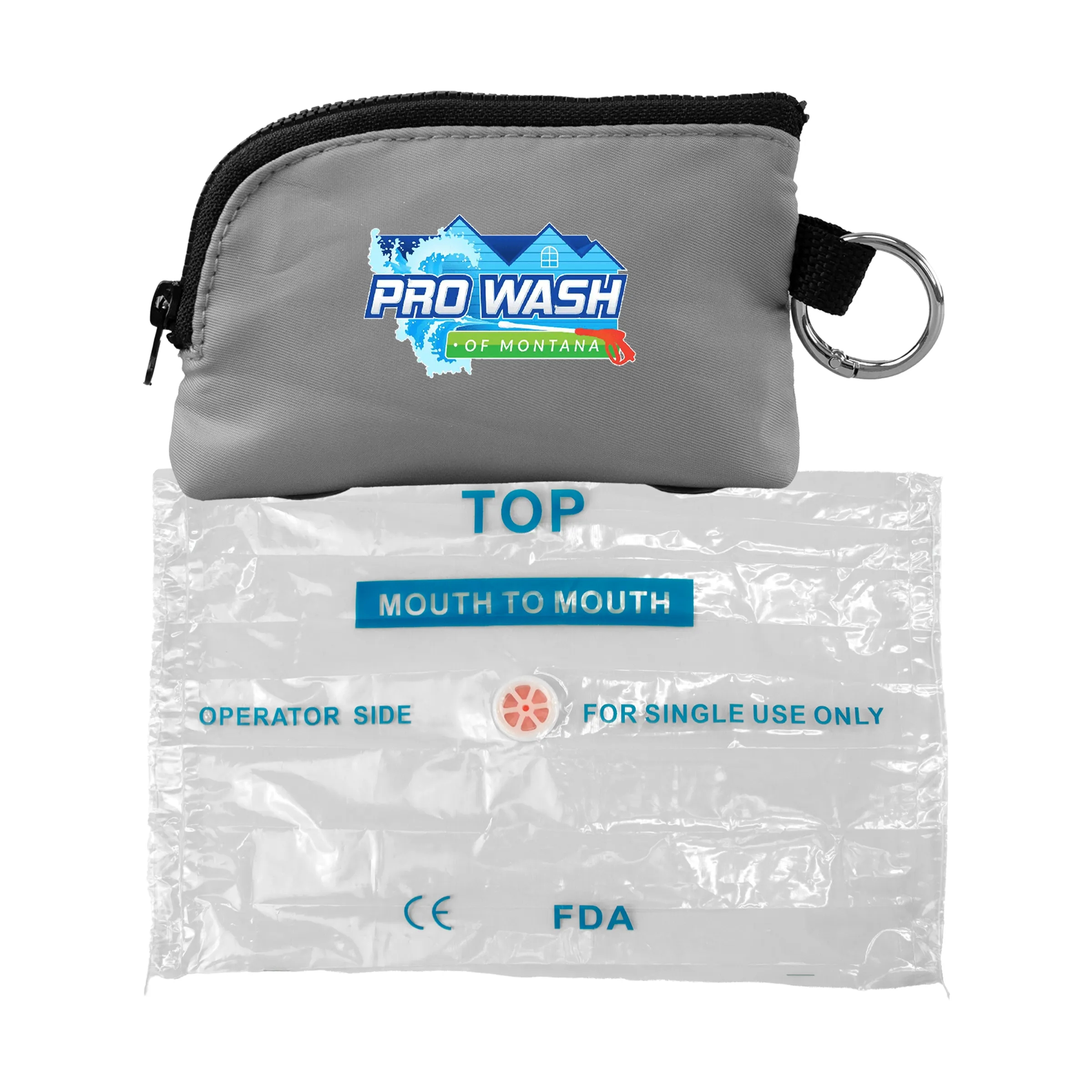 Zip Around CPR Face Shield Set 12