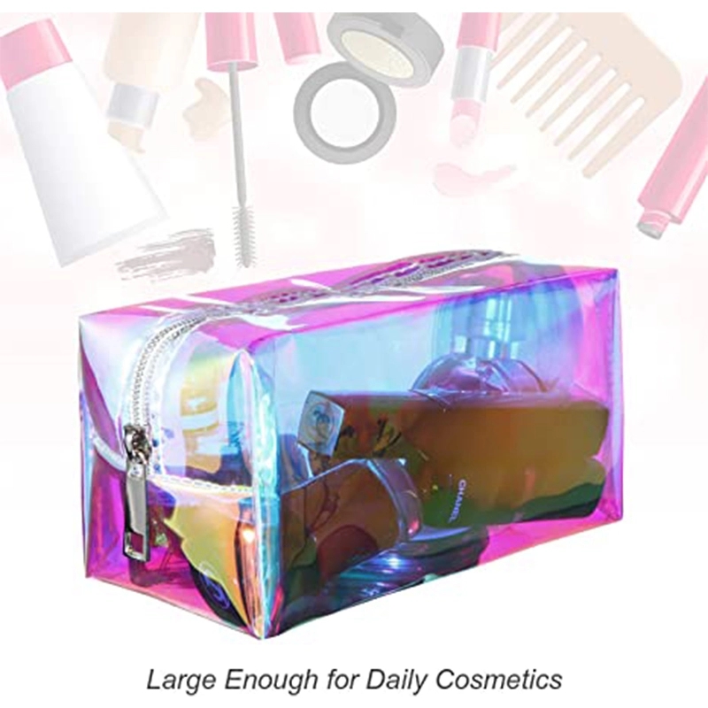 Holographic cosmetic bag Laser Transparent Makeup 7