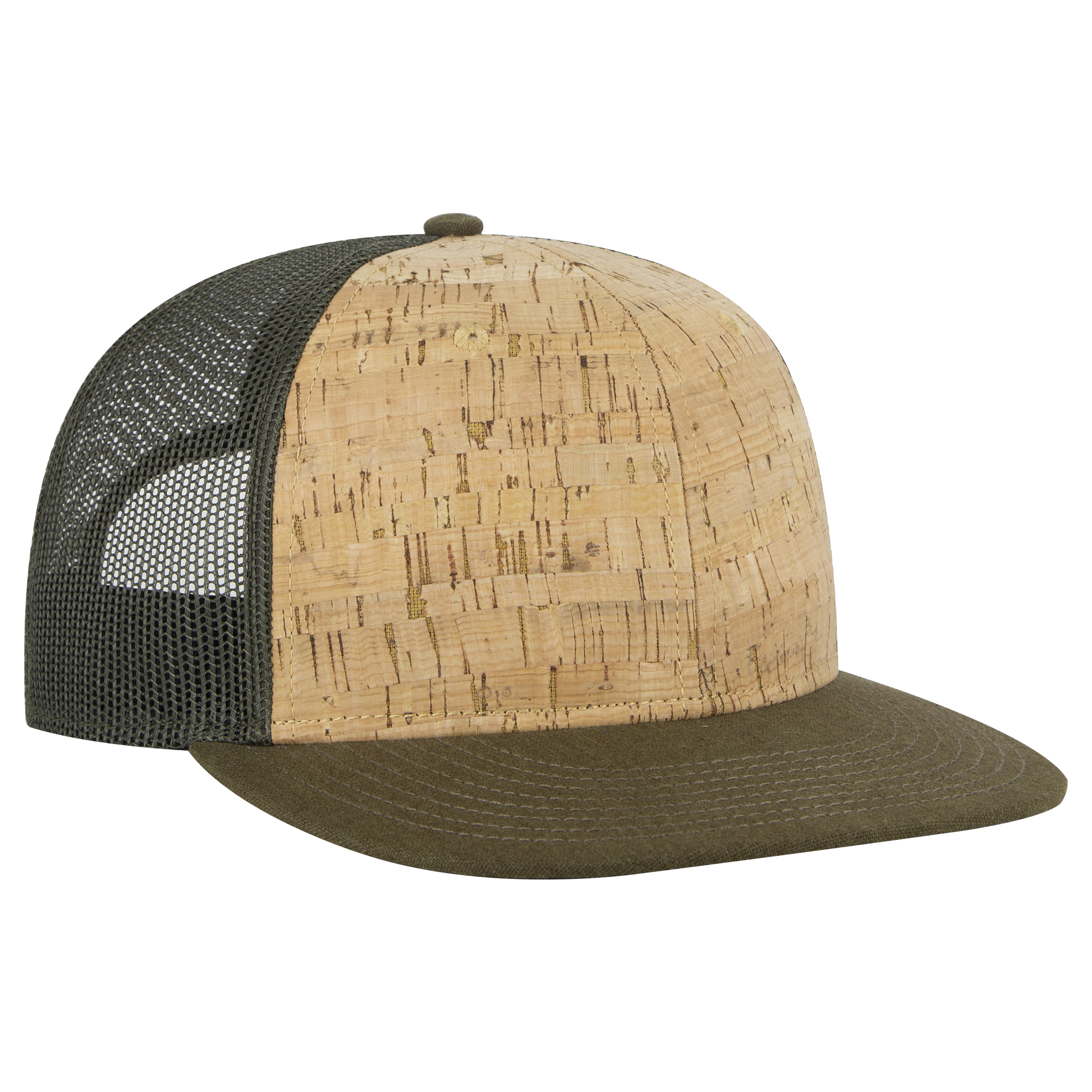 OTTO CAP® OTTO SNAP 6 Panel Pro Style Mesh Back Trucker Snapback Hat 19