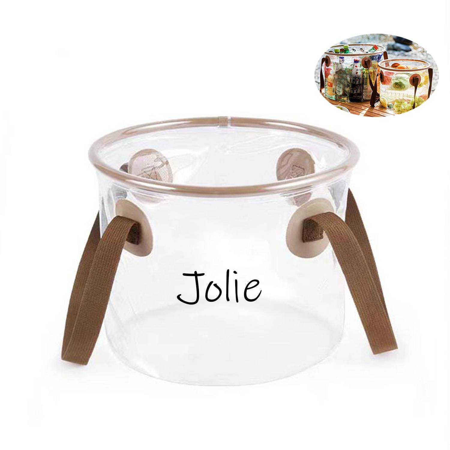 Outdoor portable folding bucket 9