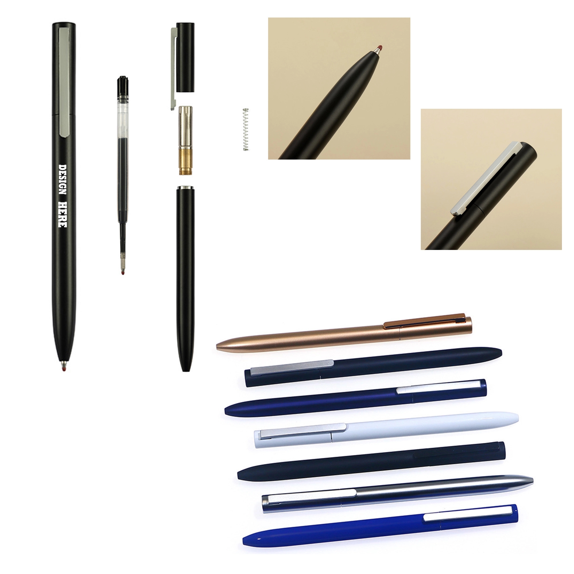 Metal Ballpoint Gel Business Pen 2