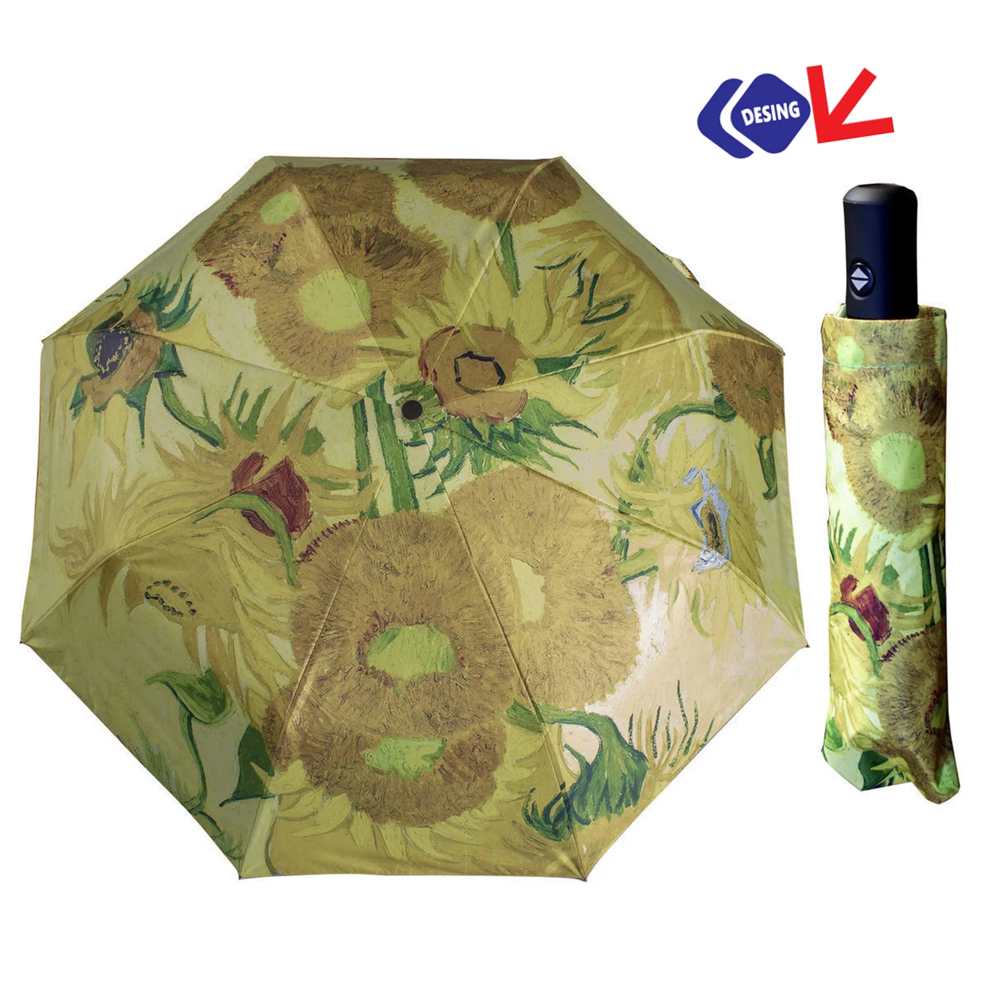 Sublimation Full Color Sunscreen Folding Automatic Eight-Bon