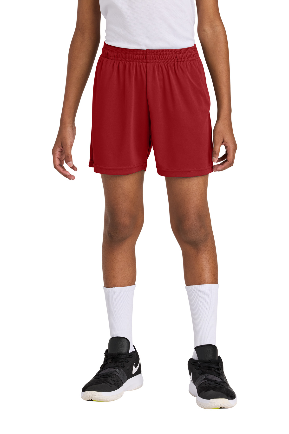 Sport-Tek Youth PosiCharge Competitor 5" Pocketed Short YST349P 14