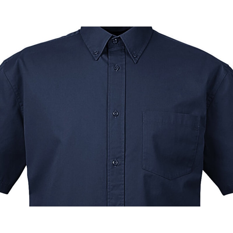 UltraClub Adult Short-Sleeve Whisper Twill 11