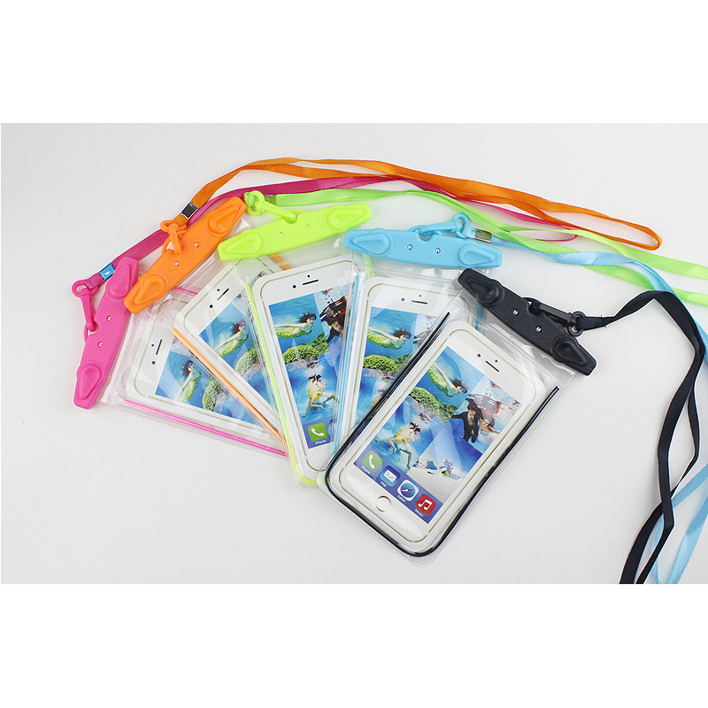 PVC Waterproof Phone Pouch W/ Luminous Strip 8