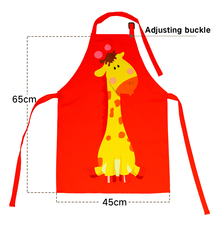 Kids Apron with Print and Neck Strap 5