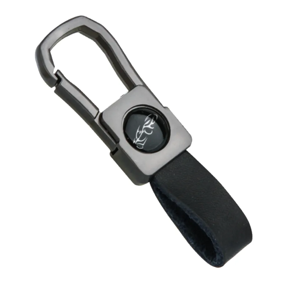 Gun Metal Caribiner Keychain 2