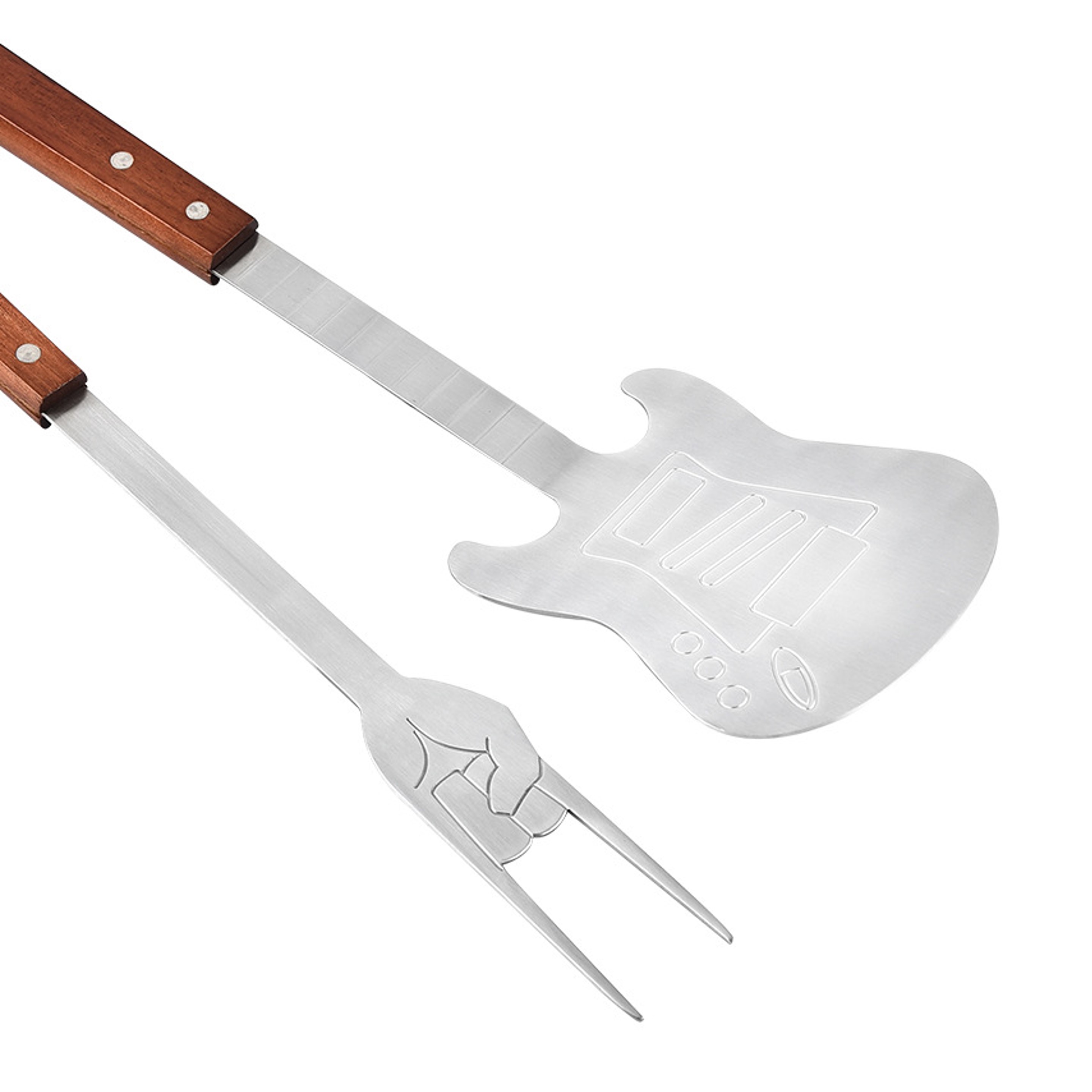 Guitar Shaped Spatula and Fork Set (direct import) 4