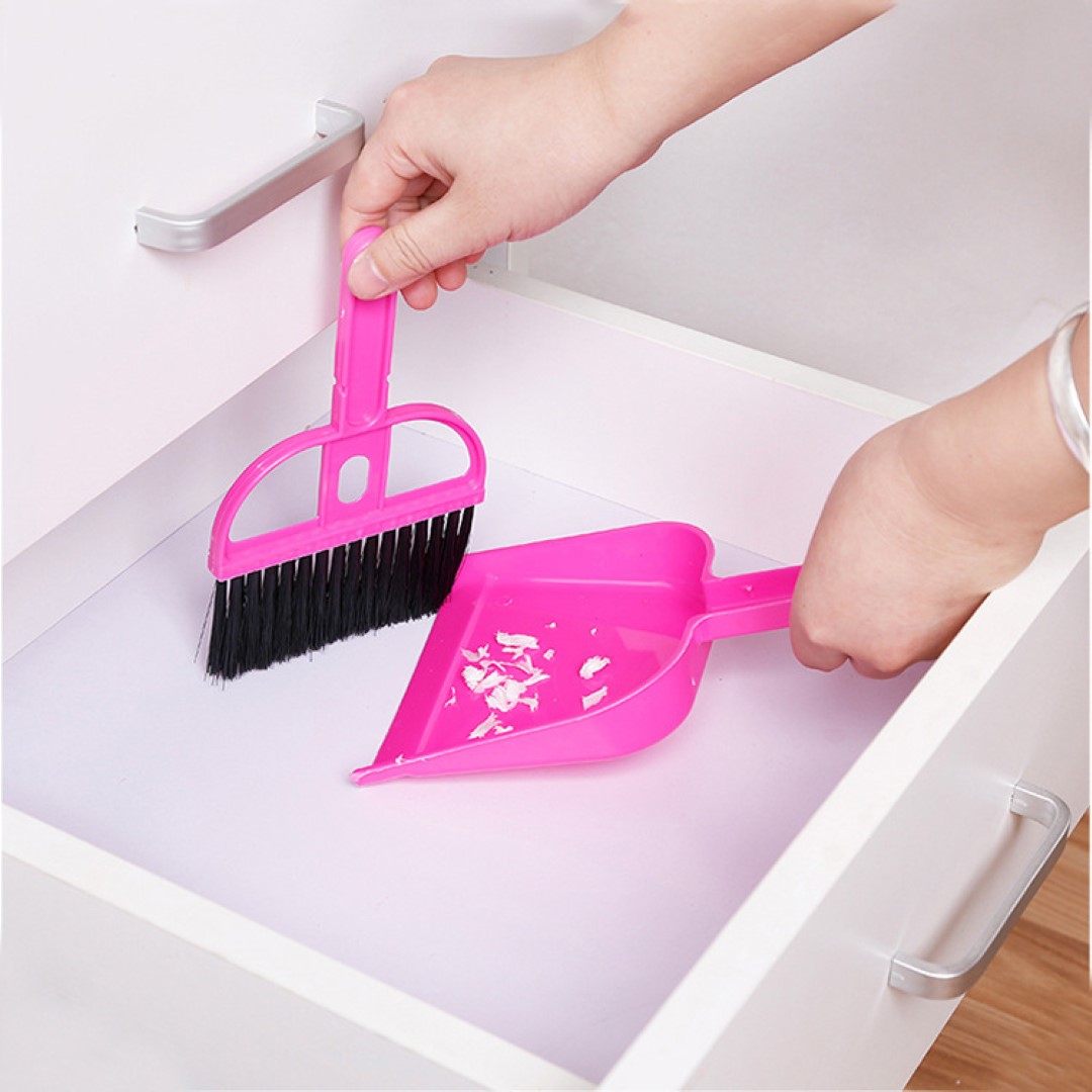 Mini Cleaning Brush and Dustpan Set 8