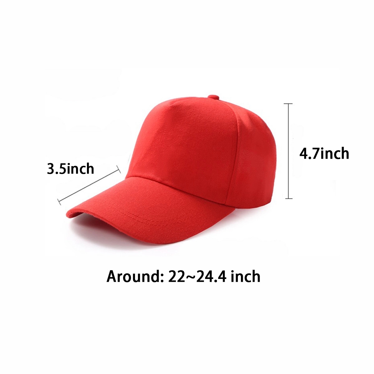 Cotton Baseball Cap Men Women 9