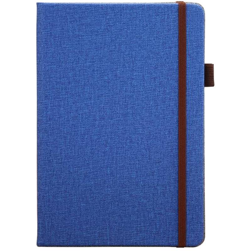 Solid Color PU Leather Notebook w/ Elastic Closure 9