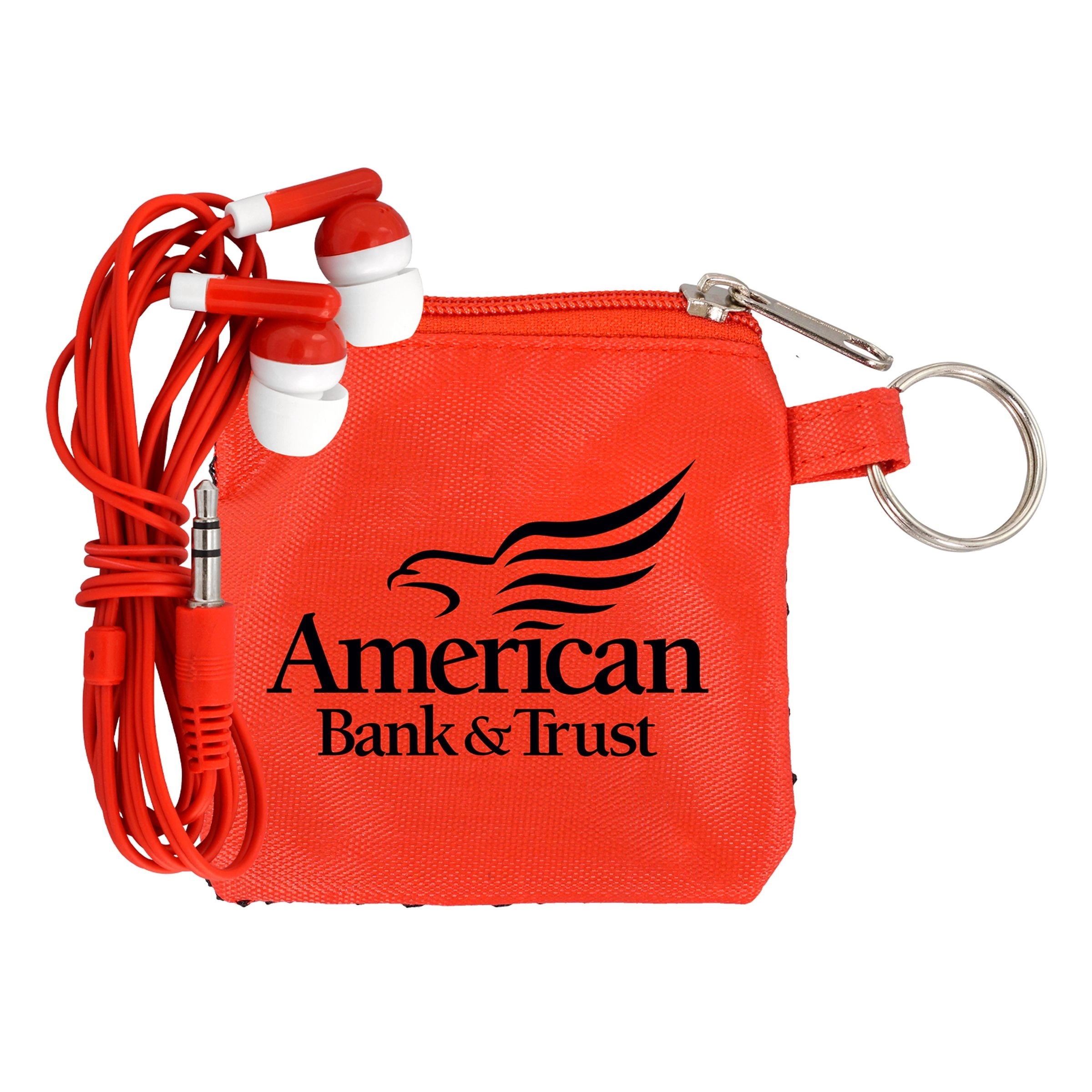 SPORTY POUCH & COLORFUL EAR BUDS 18