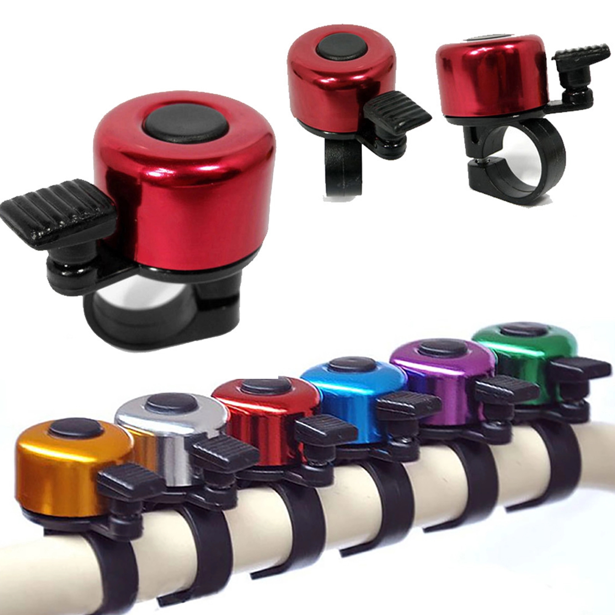 MOQ 50pcs Aluminum Alloy Bicycle Bells 6