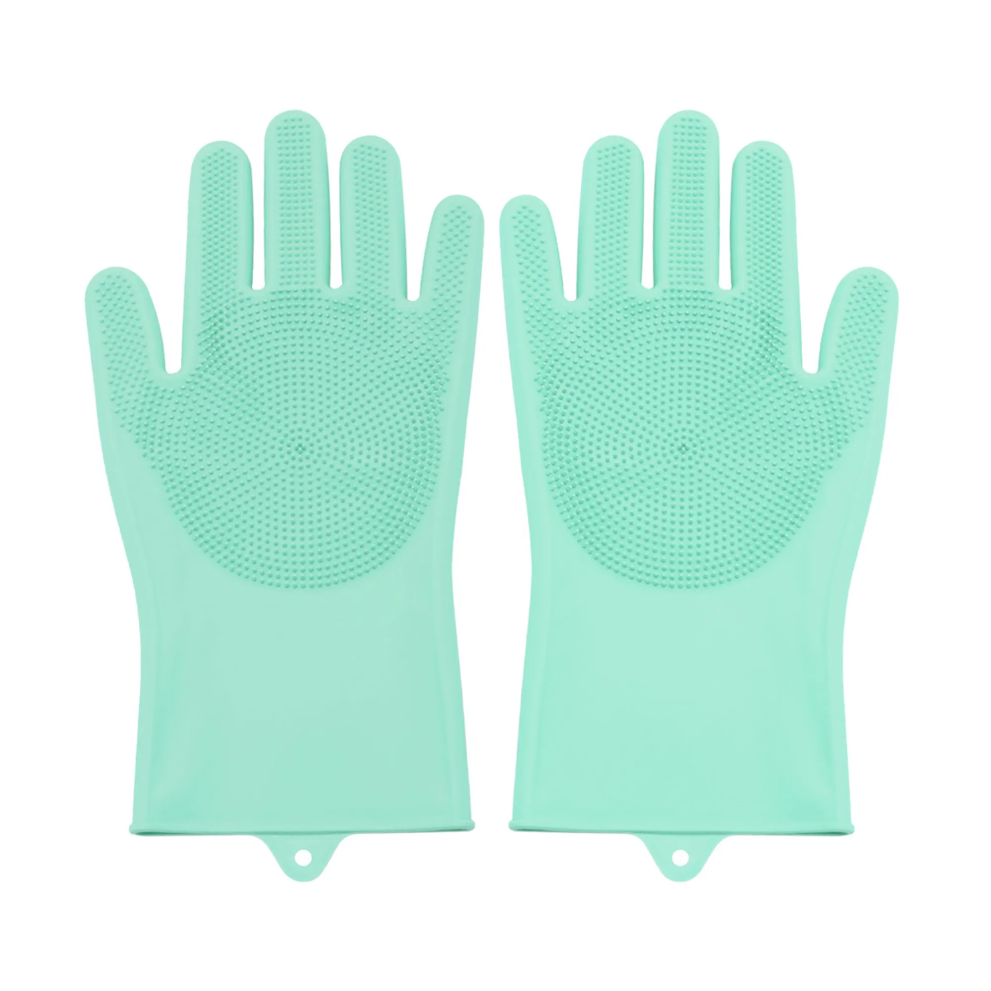 MOQ 50 Silicone Pet Bathing Gloves with Anti-Bite Protection 6