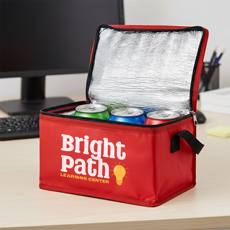 Custom Six Pack Lunch Cooler Bags 25