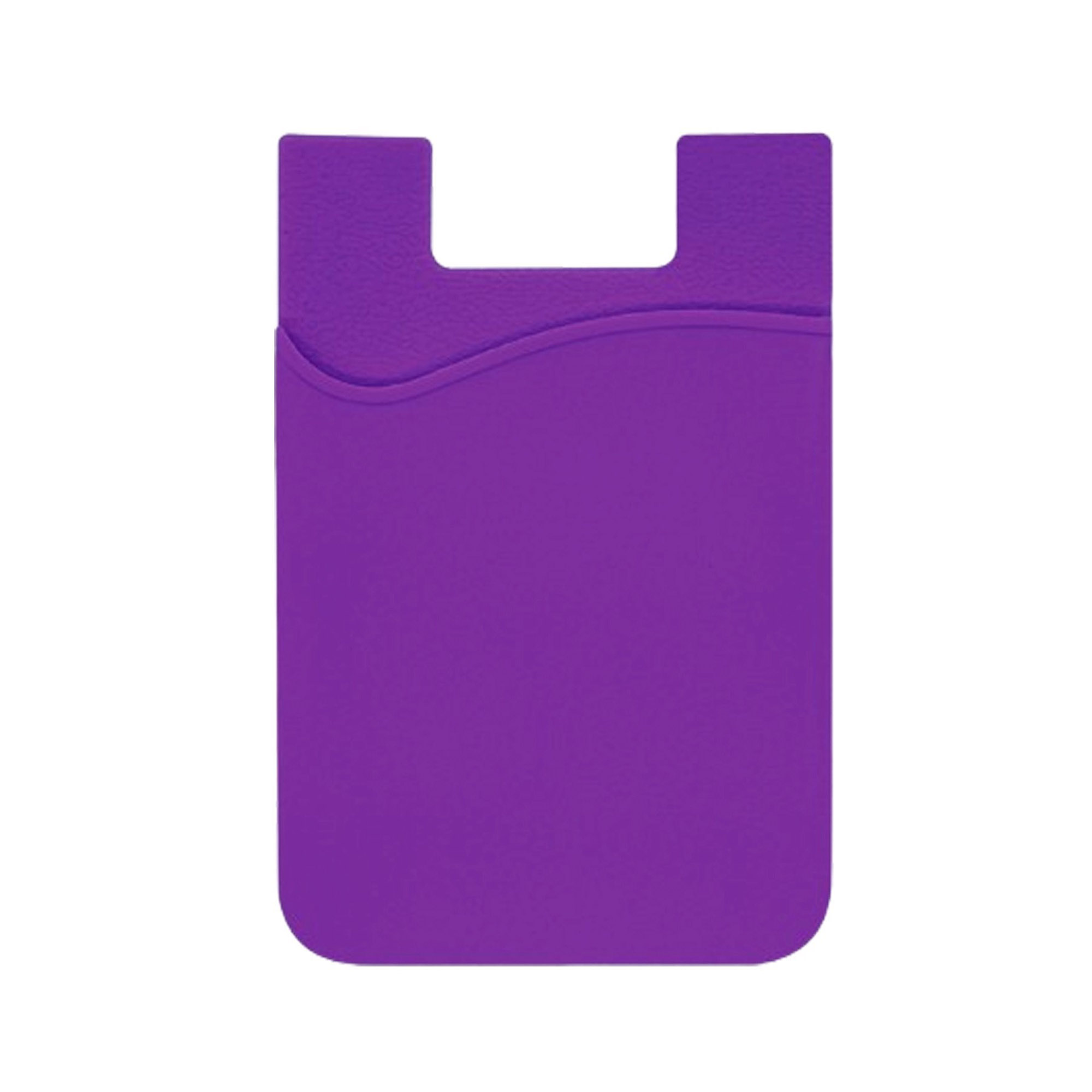 Silicone Phone Wallet Card Holder Sleeve 12