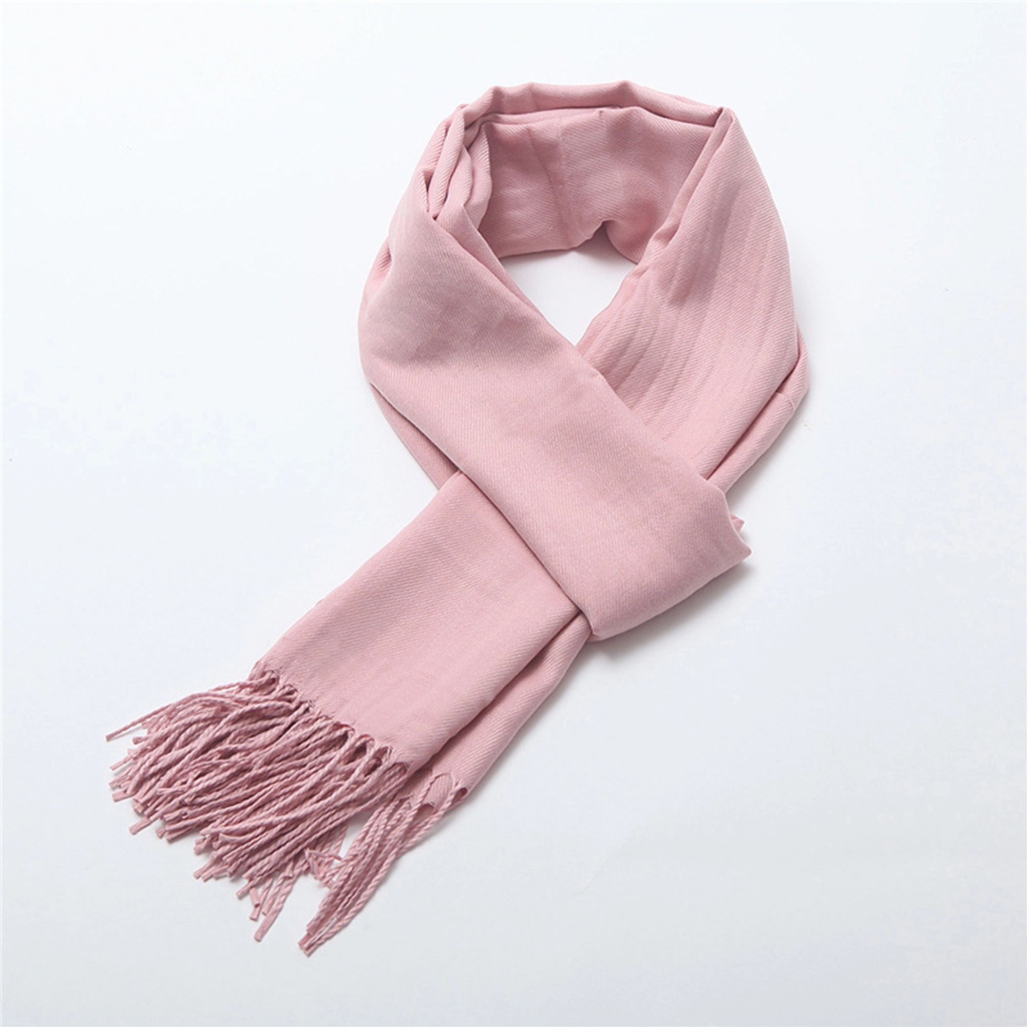 Cashmere Scarf With Fringes 6