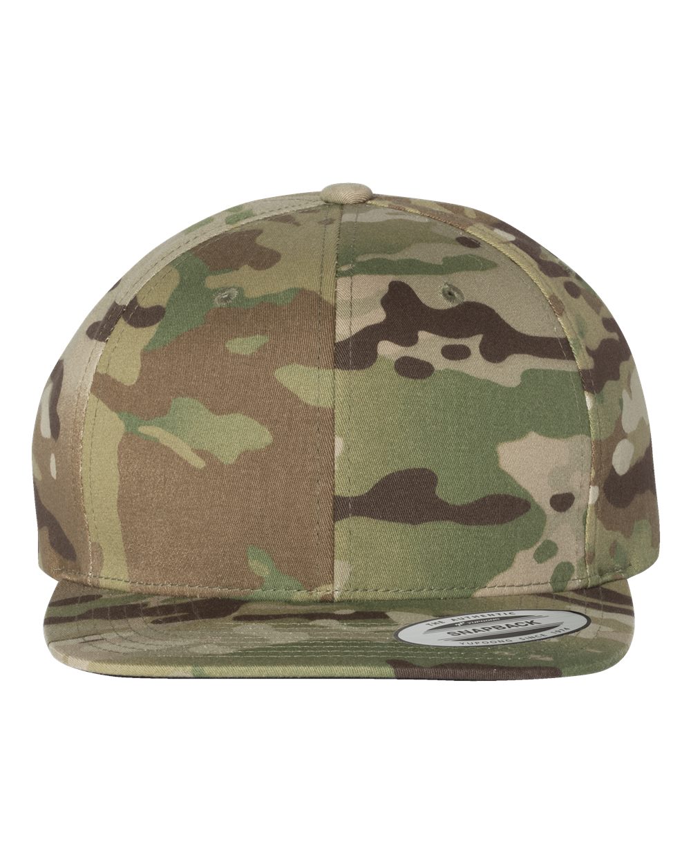 Premium Flat Bill Snapback Cap - 6089M 123