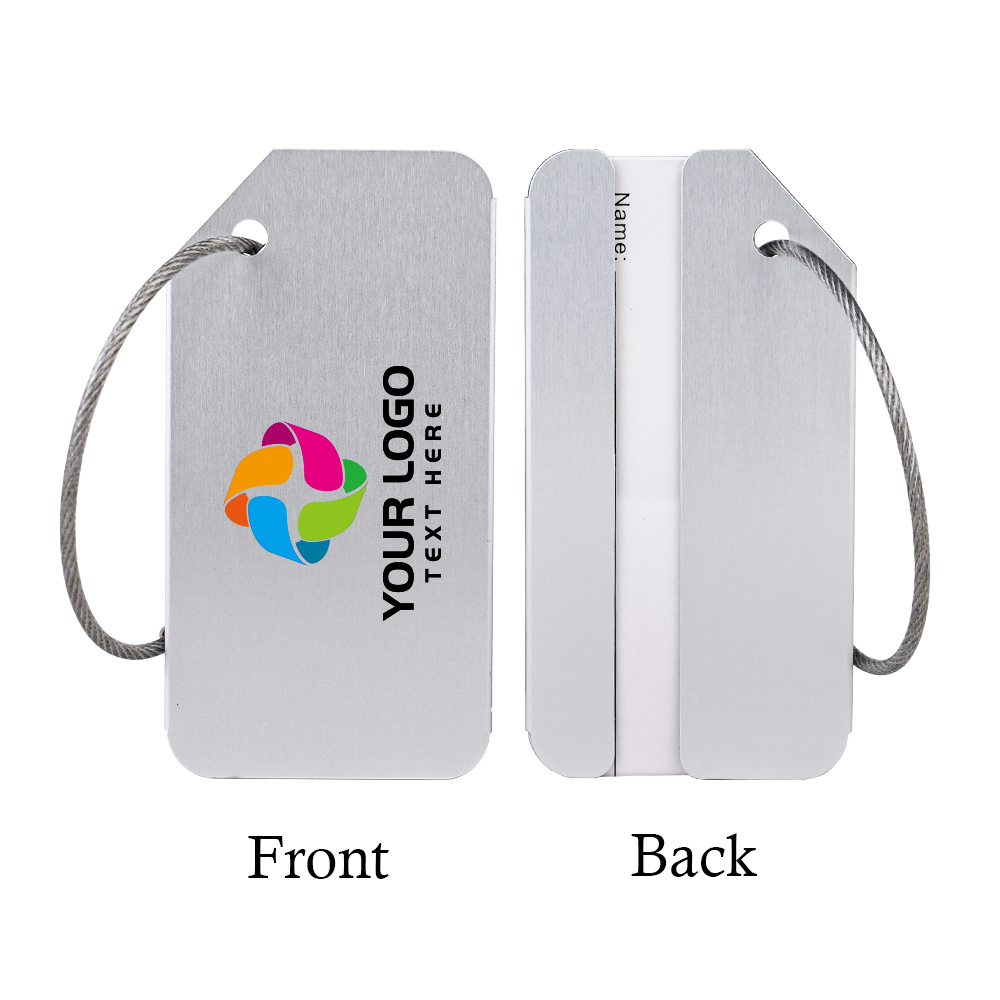Aluminum LUGGAGE Tag with Name Card 8