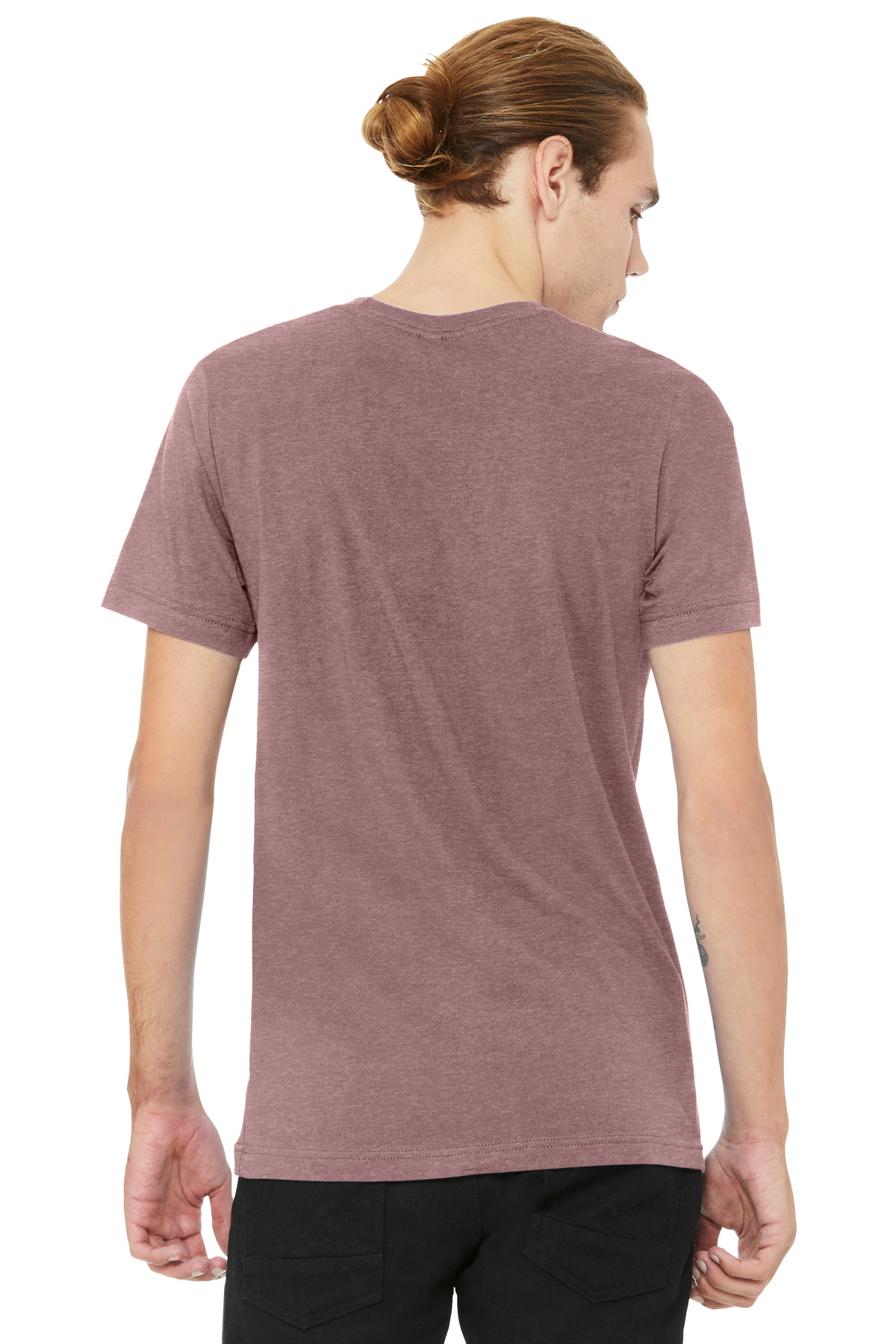 BELLA+CANVAS Unisex Heather CVC V-Neck Tee BC3005CVC 43