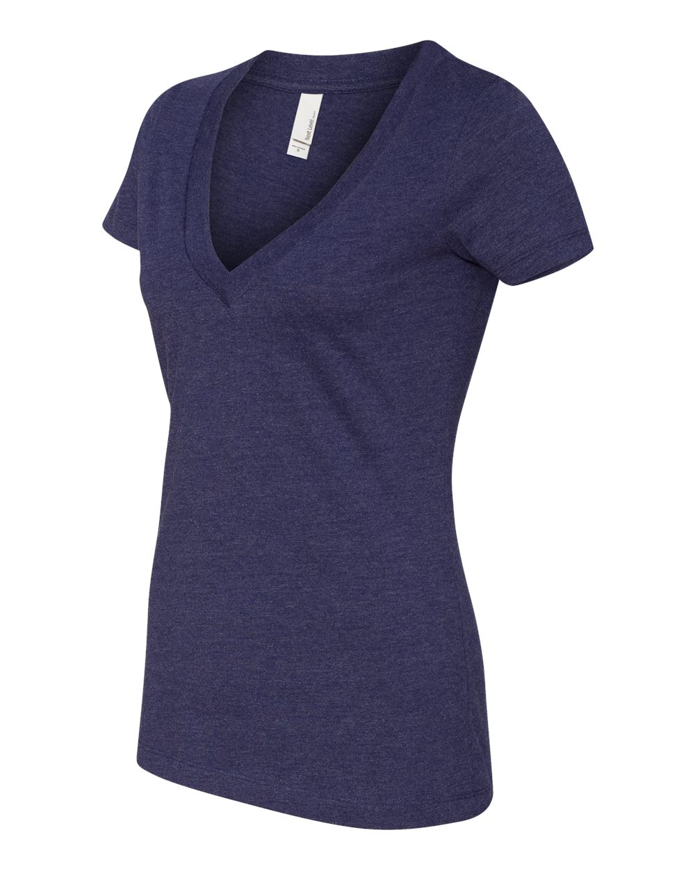 Women's CVC Deep V-Neck Tee - 6640 17