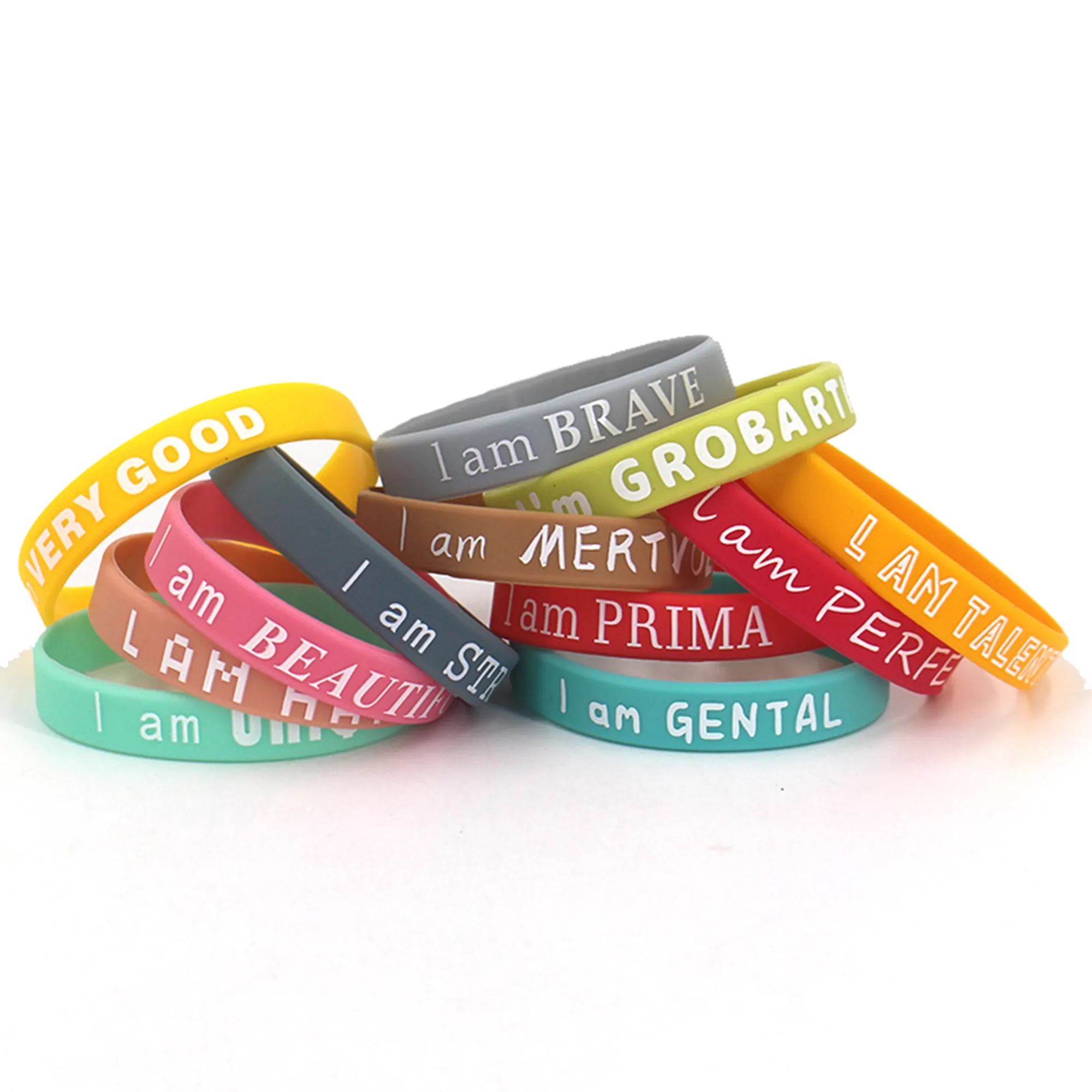 Rubber Bracelets Silicone Wristbands 5