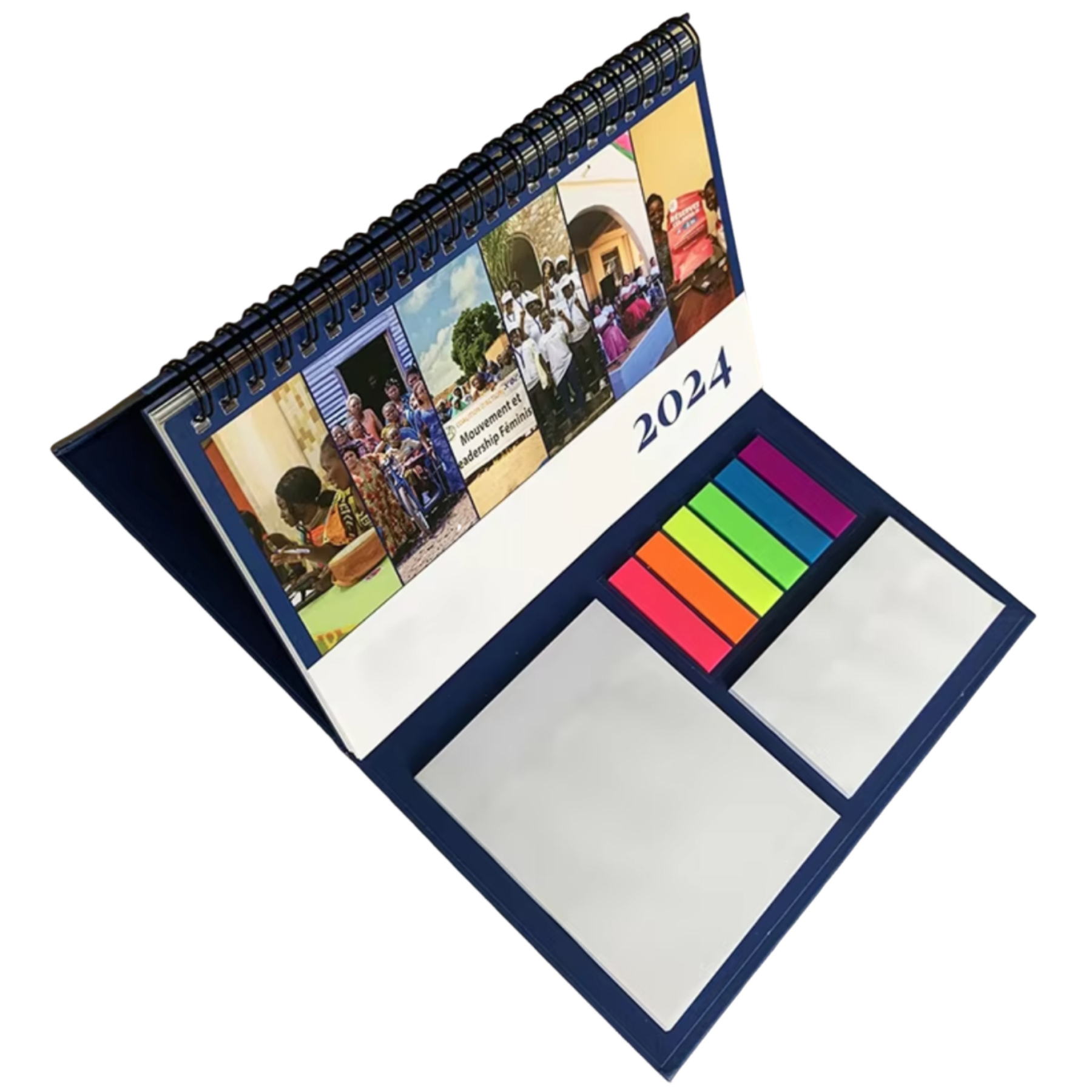 Desk Calendar and Sticky Notepad Set 2