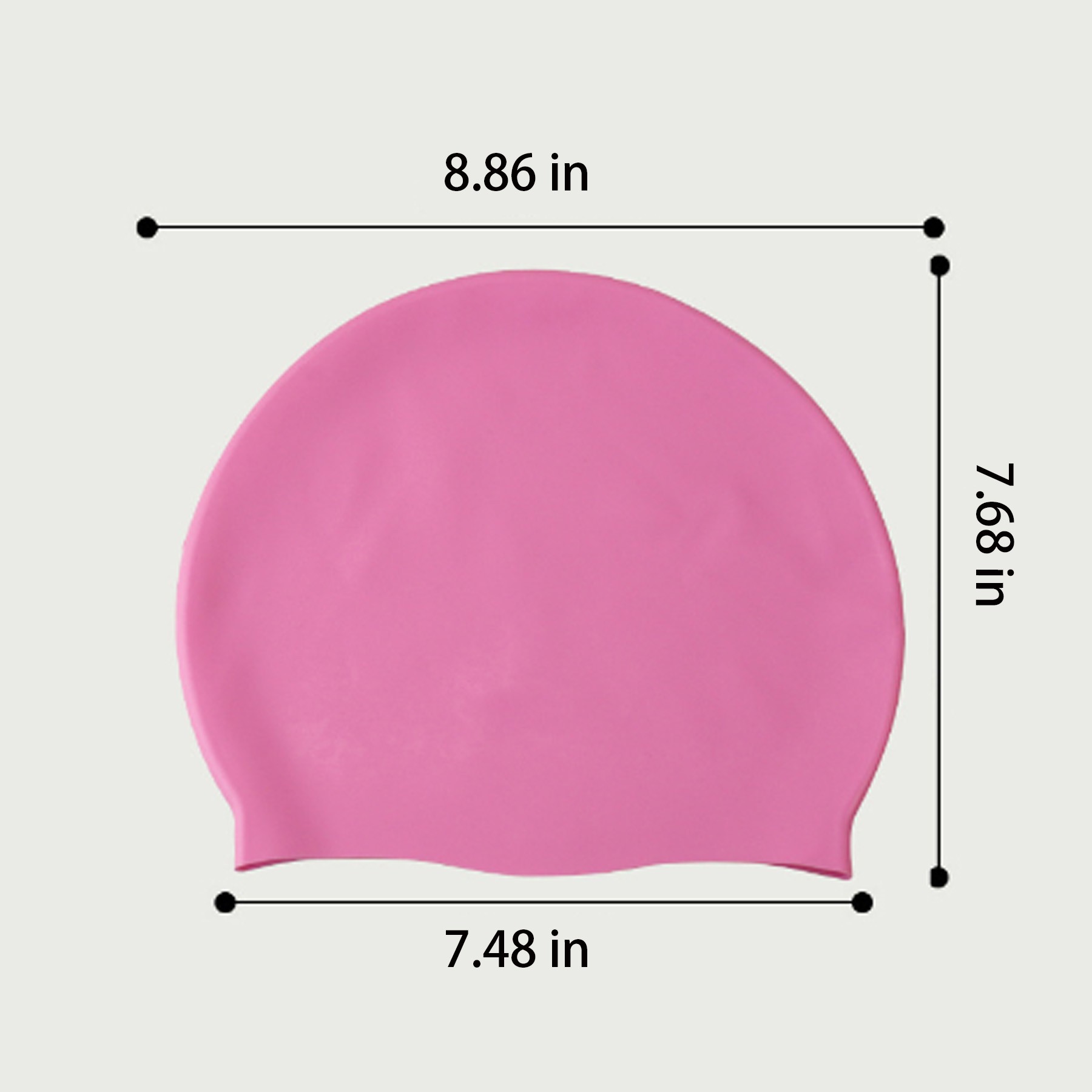 High Elastic Silicone Swimming Cap 10