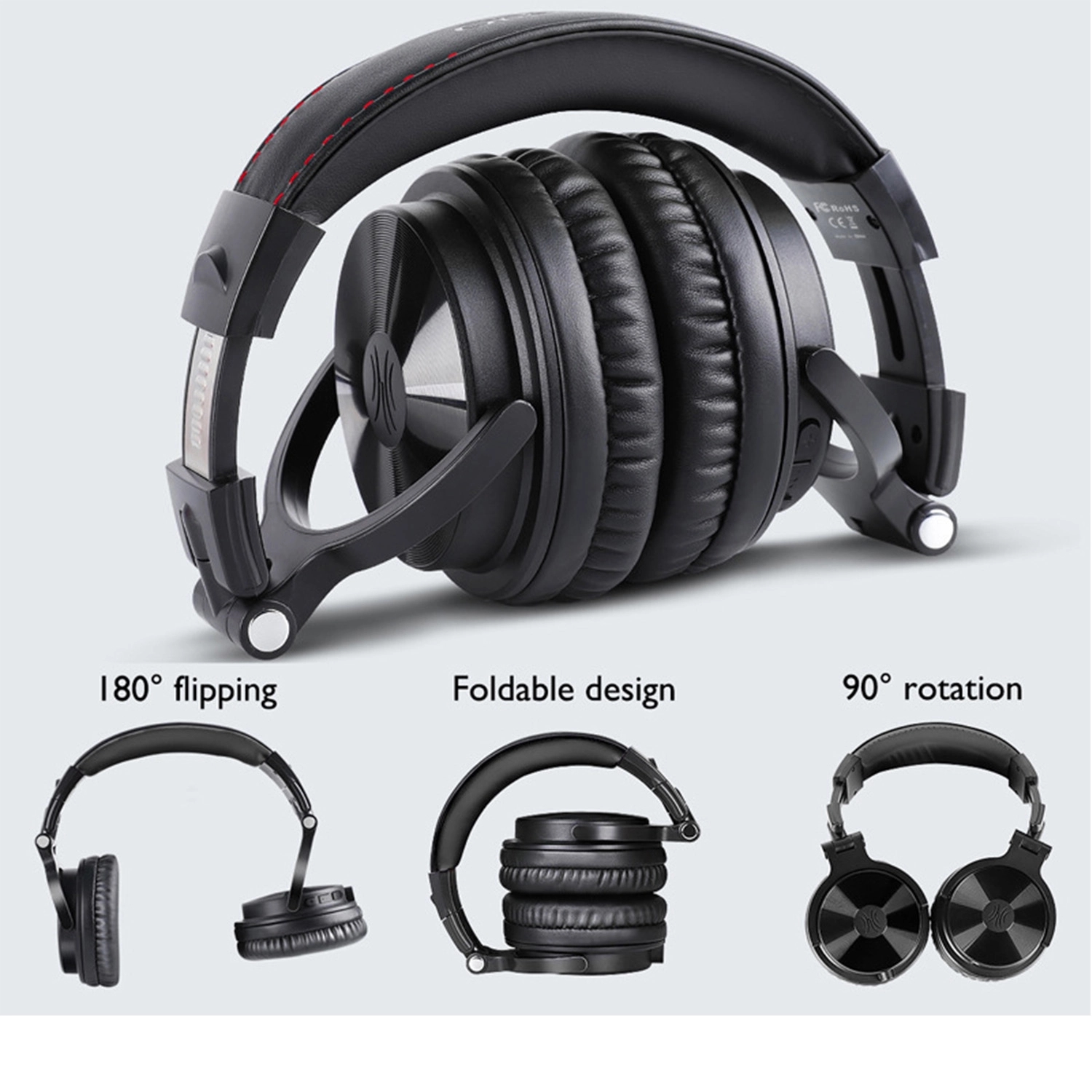 Wireless Bluetooth Monitoring Dual Stereo Wired Headphones 4