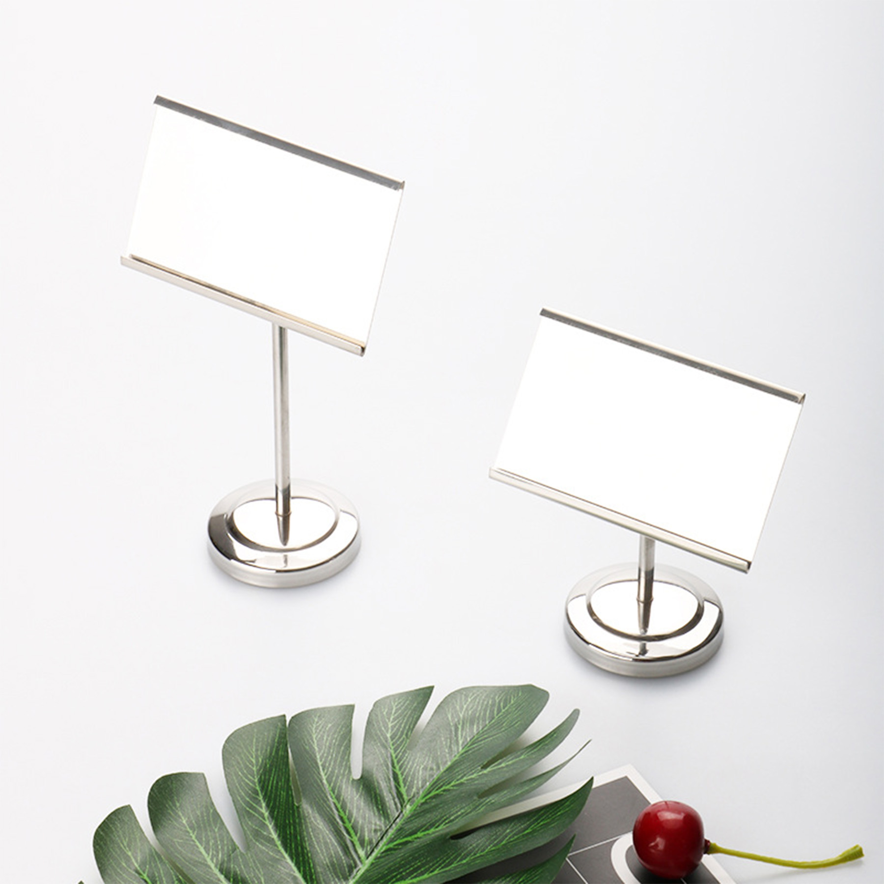 Business Card Holder for Desk Card Name Stand 2