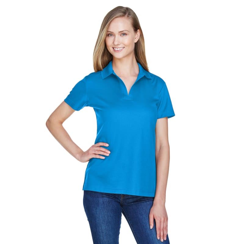 Devon & Jones CrownLux Performance™ Ladies' Plaited Polo 20