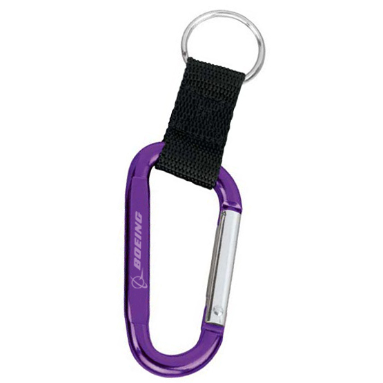 Carabiner W/ Woven Strap 11
