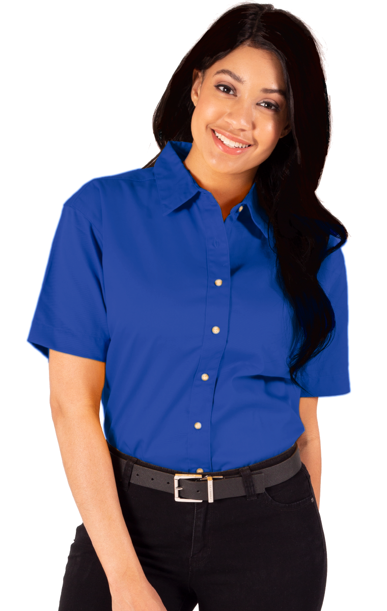 Ladies' Scotchgard Twill Short-Sleeve Shirt 33