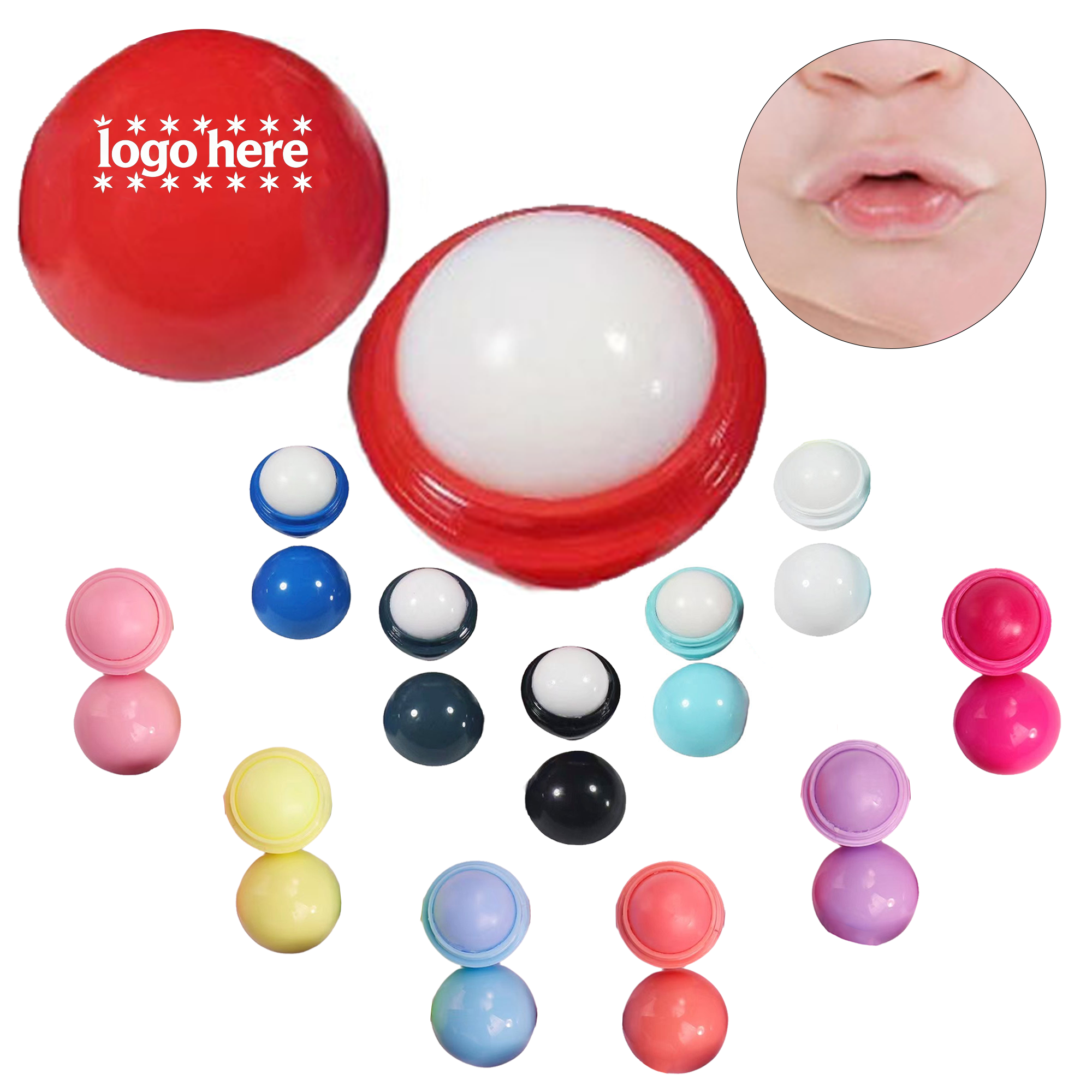 Custom Round Lip Balm 4