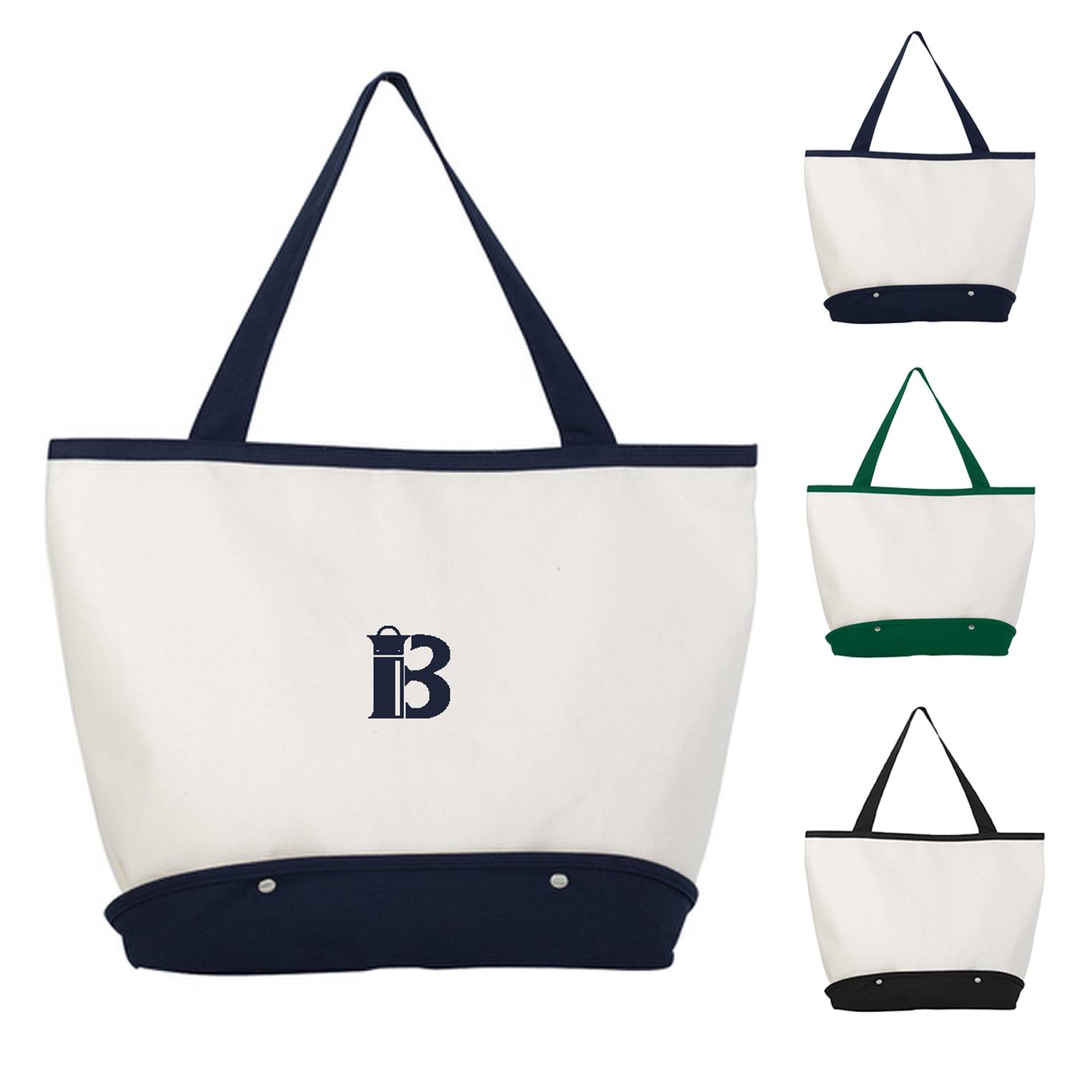 Canvas Beach Tote Bag, custom tote bag with logo imprint 2