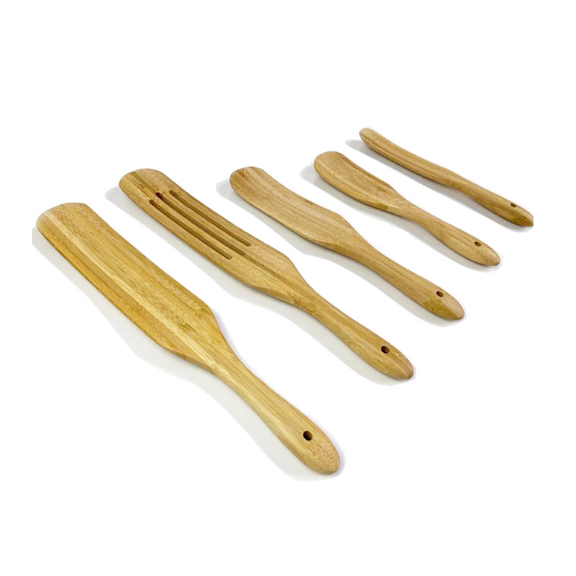 5-Piece Bamboo Spurtle Set 4