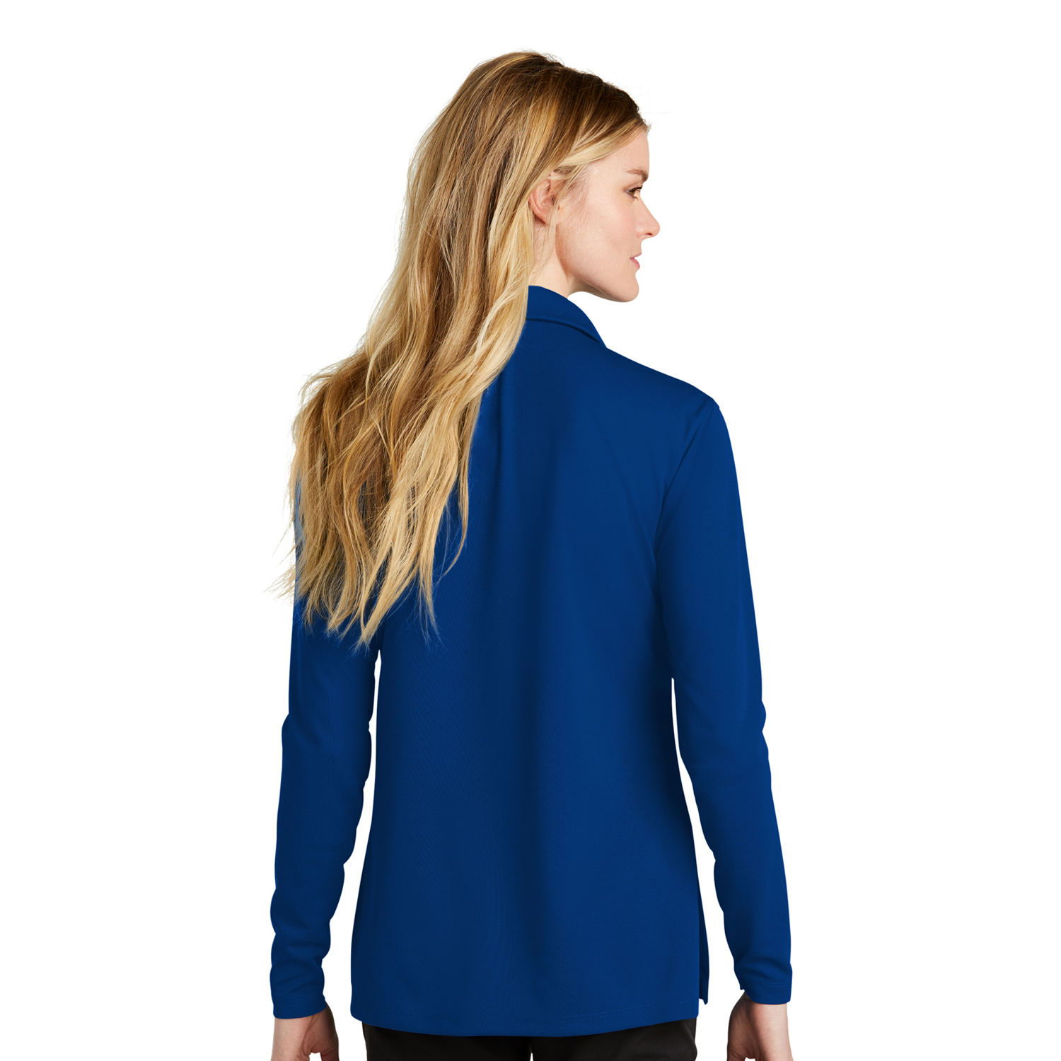 Nike Ladies Dri-FIT Micro Pique Long Sleeve Polo 4