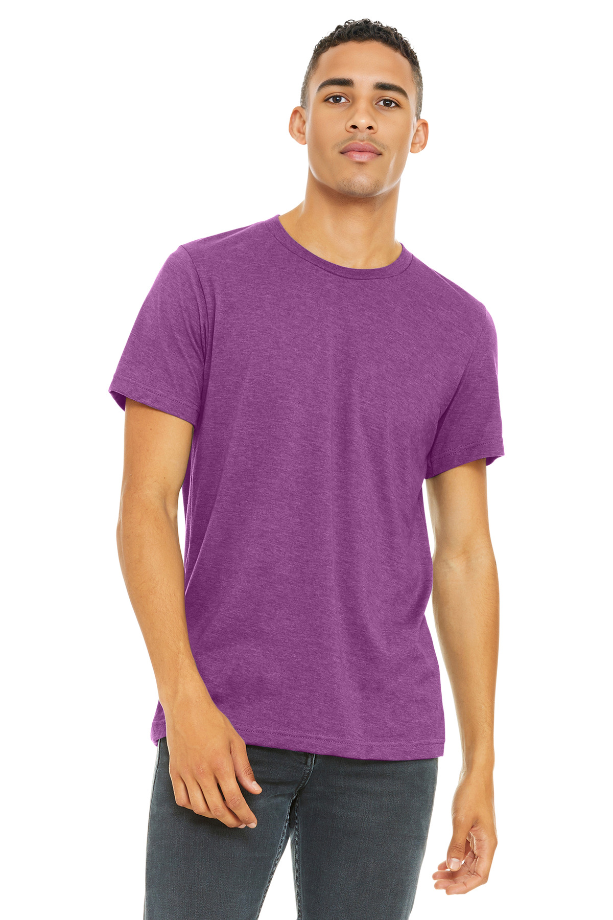 BELLA+CANVAS Unisex Heather CVC Short Sleeve Tee. BC3001CVC 290