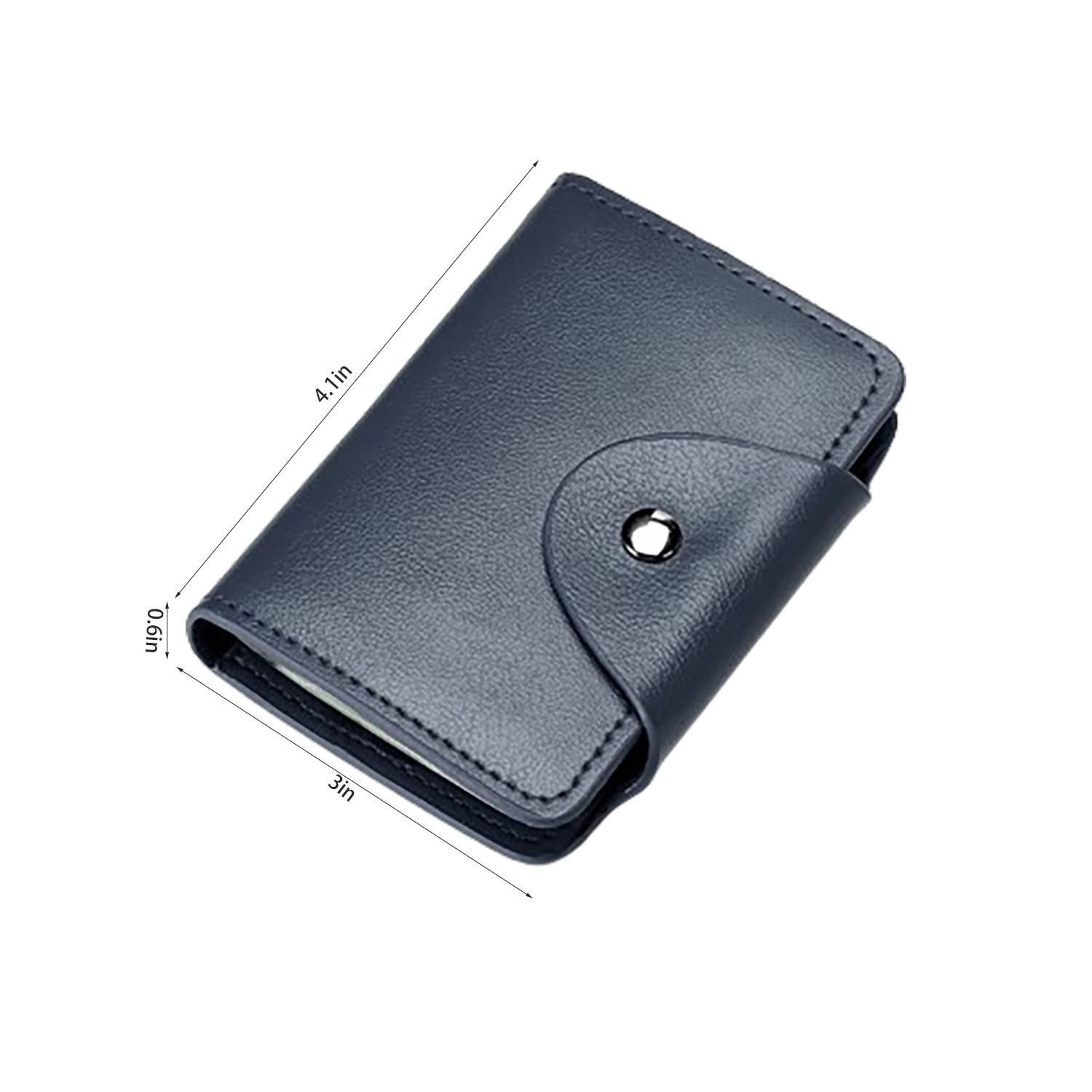 Waterproof Genuine Leather Business Card Holder 7
