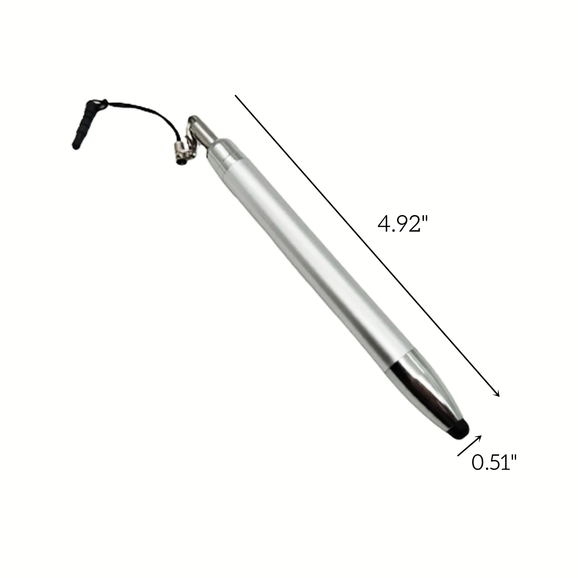Plastic Retractable Banner Pen Stylus Ballpoint Pen 5