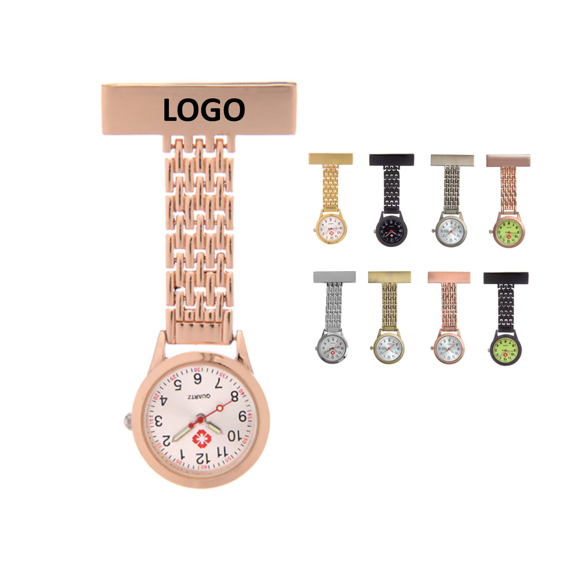 Medical Pocket Metal Luminous Nurse Watch 2